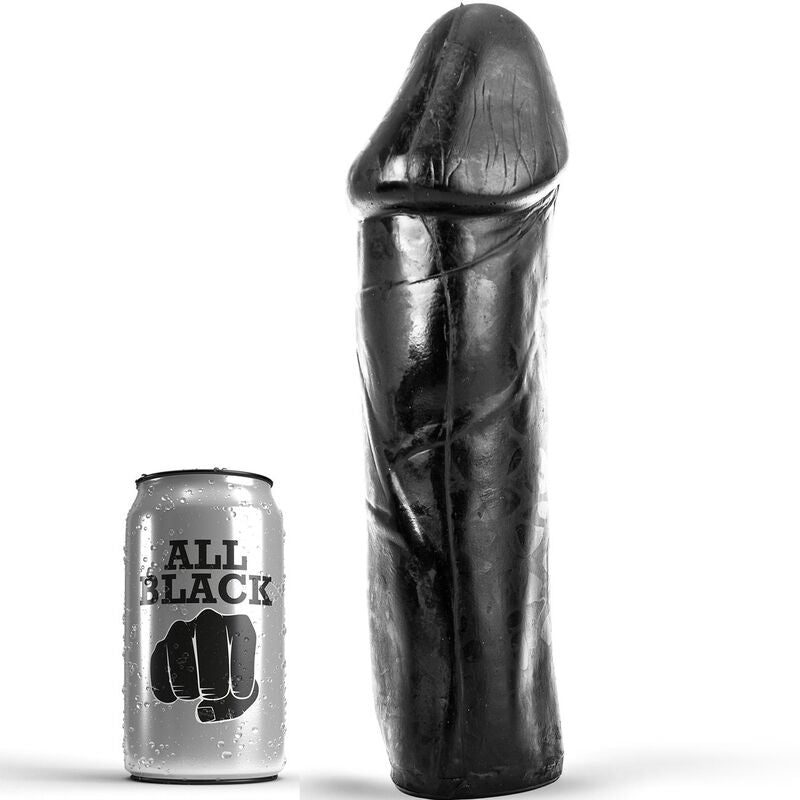 ALL BLACK - DONG 28 CM SENZA TESTICOLI