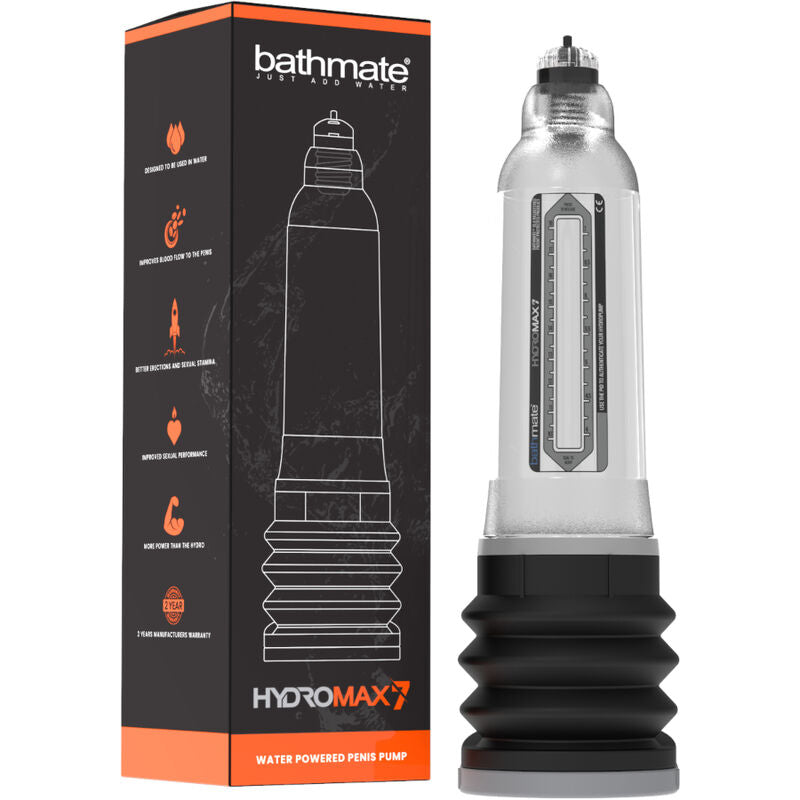 BATHMATE - HYDROMAX 7 POMPA PER LAUMENTO DEL PENE TRASPARENTE