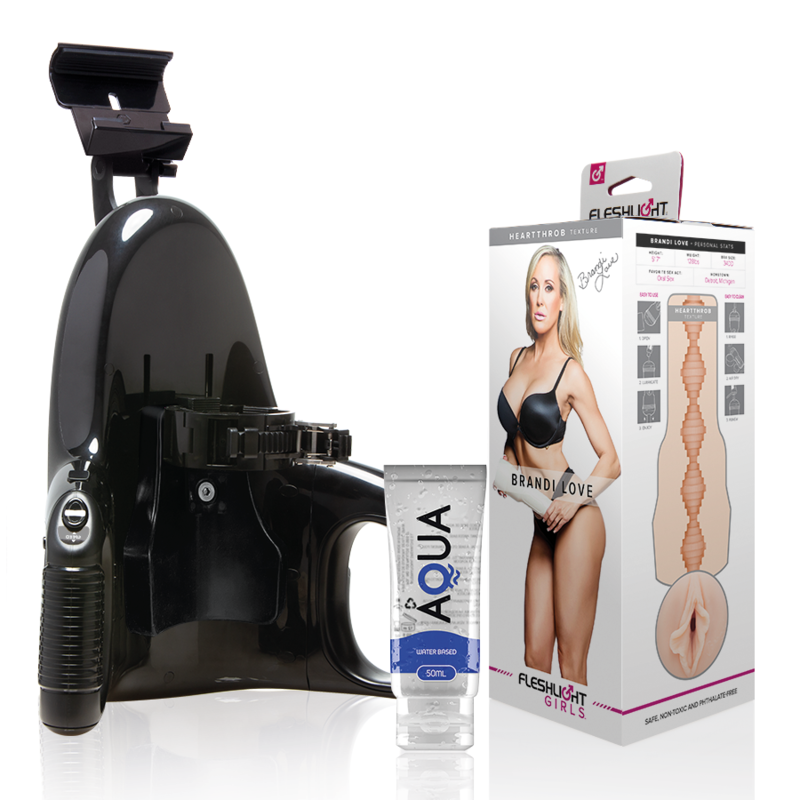 FLESHLIGHT - BRANDI LOVE VAGINA + LANCIO UNIVERSALE + LUBRIFICANTE AQUA QUALITŔ 50 ML